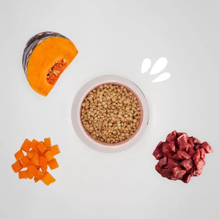 Hygge Crocchette Mini Al Maiale Curcuma E Zucca Per Cani Di Taglia Piccola Sacco 5kg-1