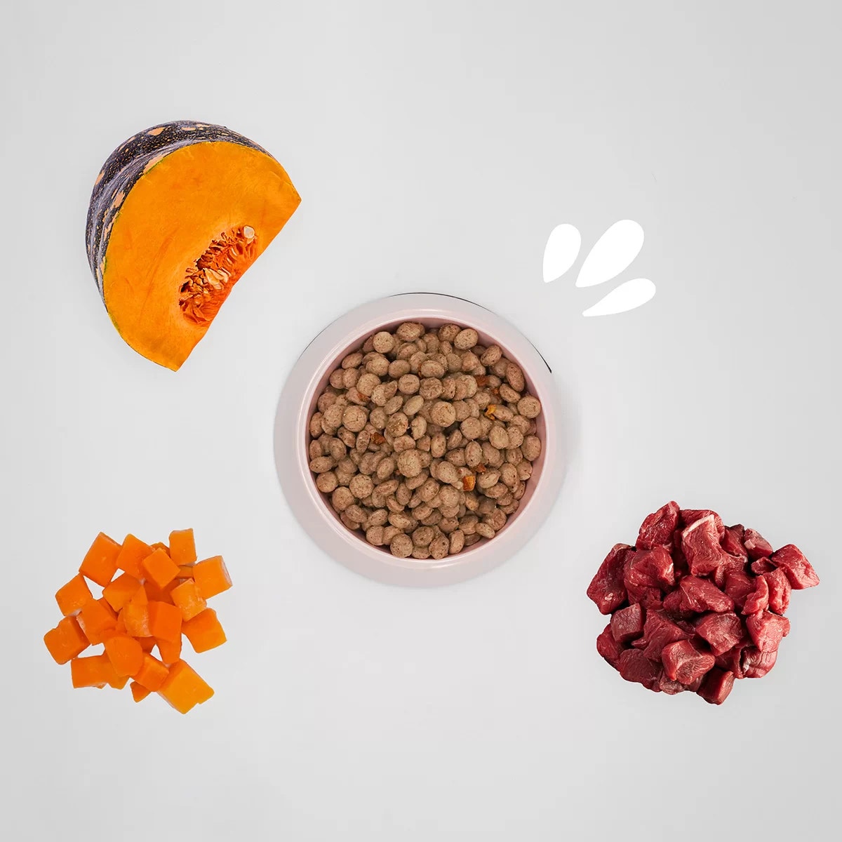 Hygge Crocchette Midi Maiale E Zucca Per Cani Di Taglia Media E Grande Sacco 15kg-1