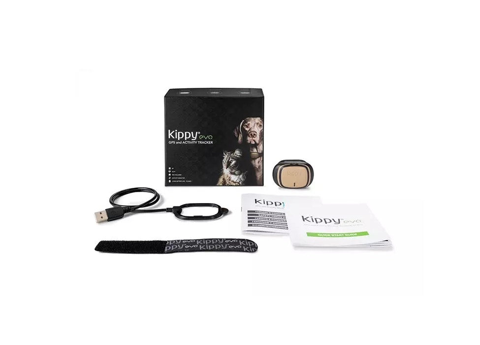 Kippy EVO Brown Wood GPS Con Activity Tracking Per Cani E Gatti-3