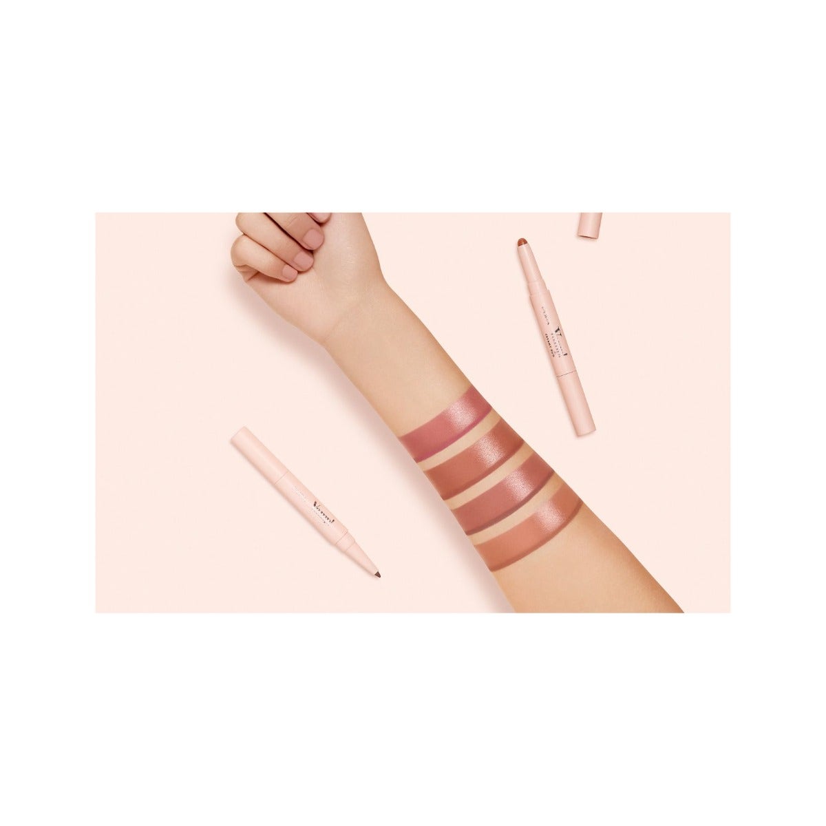Pupa Vamp! Creamy Duo Matita Labbra Contouring & Rossetto Brillante 001 Fair Nude-3