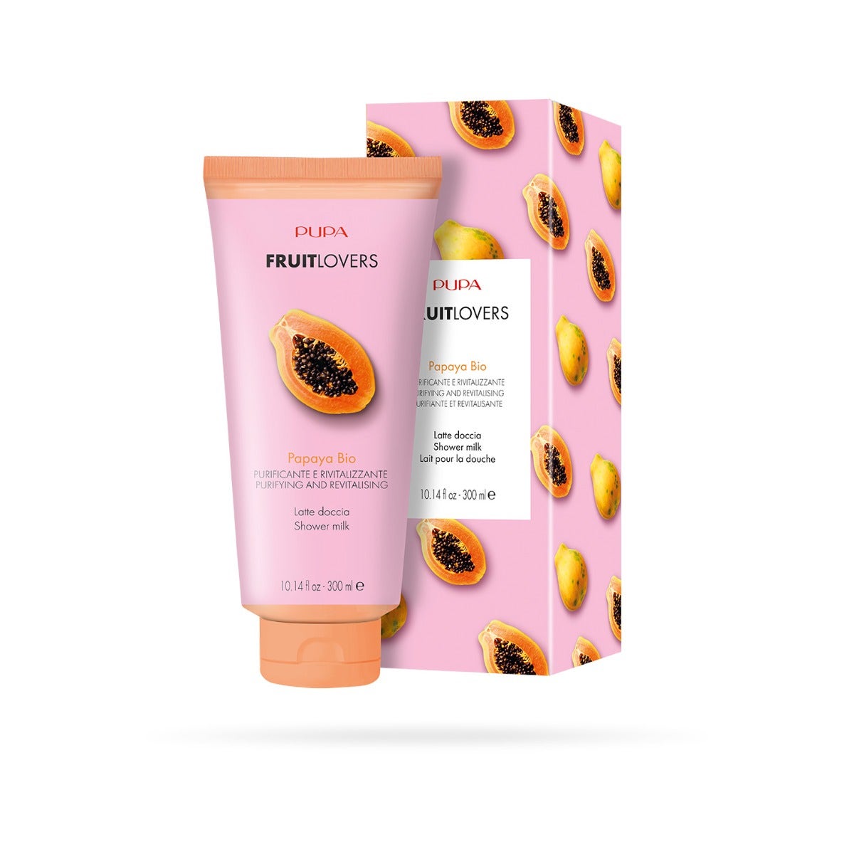 Pupa Fruit Lovers Latte Doccia Papaya Bio 300ml-2