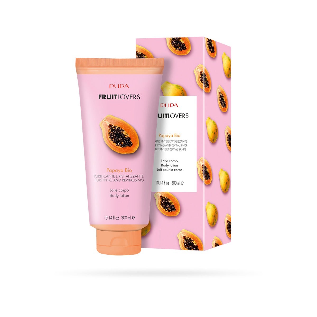 Pupa Fruit Lovers Latte Corpo Papaya Bio 300ml-4