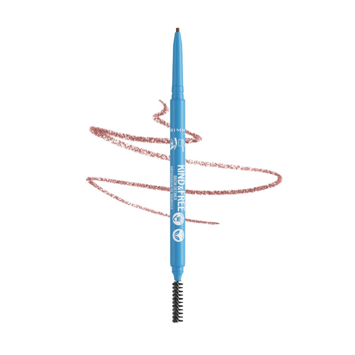 Rimmel Kind & Free Matita Sopracciglia Brow Definer 005 Chocolate-2