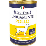 Unipro Unicamente Pollo Cibo Umido Cani Adulti Barattolo 400g-1