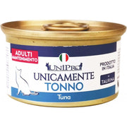 Unipro Unicamente Tonno Cibo Umido Gatti Adulti Barattolo 85g-1