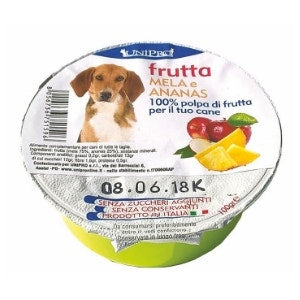 Unipro Frutta Mela/Ananas Alimento Complementare Per Cani 100g-1