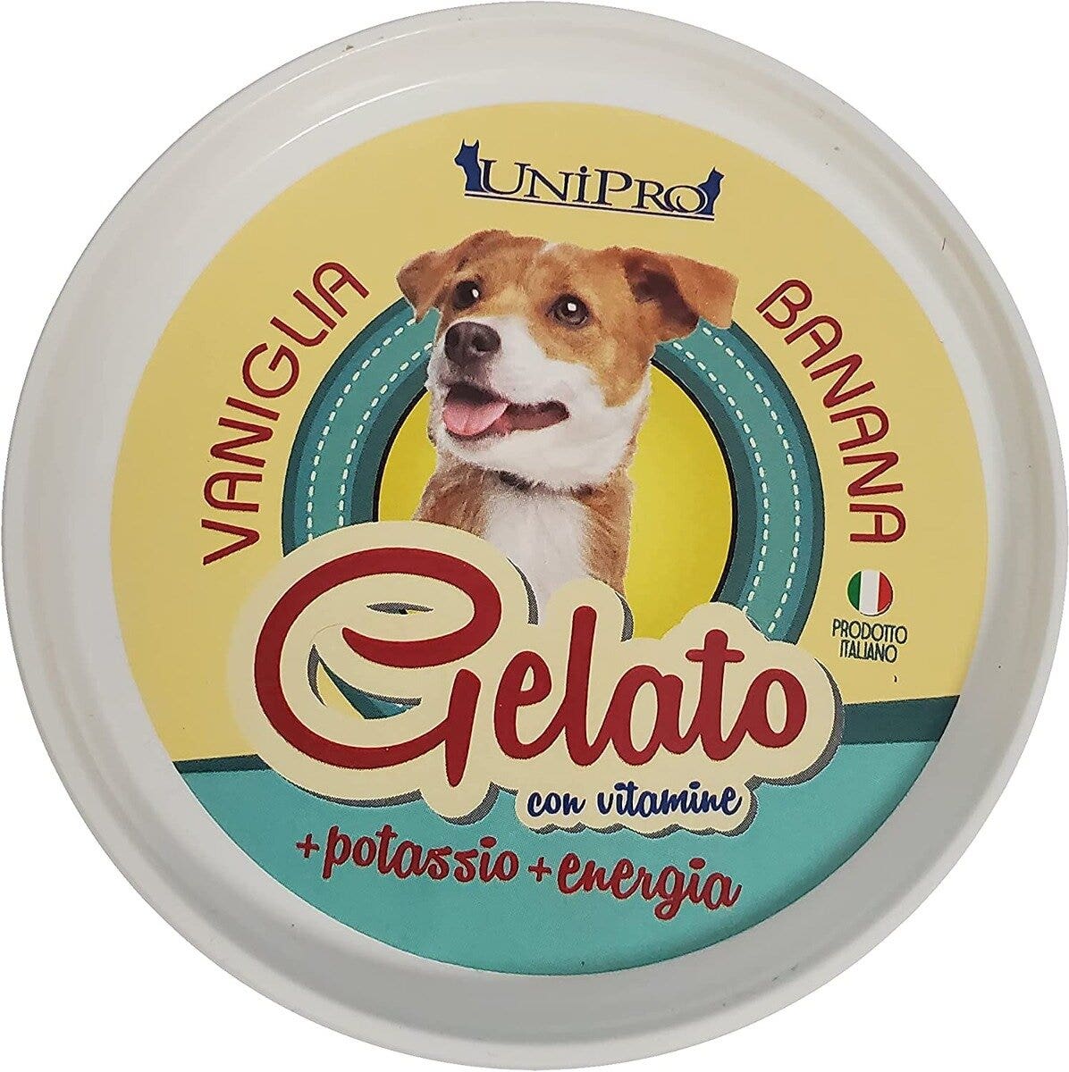 Unipro Preparato Per Gelato Vaniglia/Banana Alimento Complementare Per Cani 60g-2