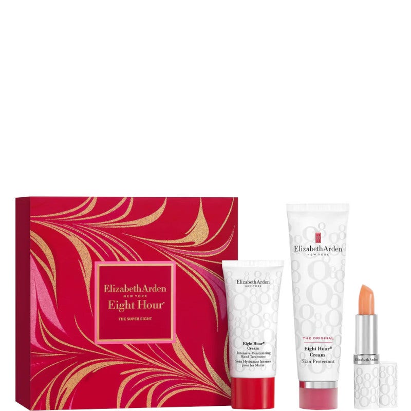 Elizabeth Arden Cofanetto Eight Hour Crema 50ml + Stick  Labbra 3,7g + Crema Mani 30ml-1
