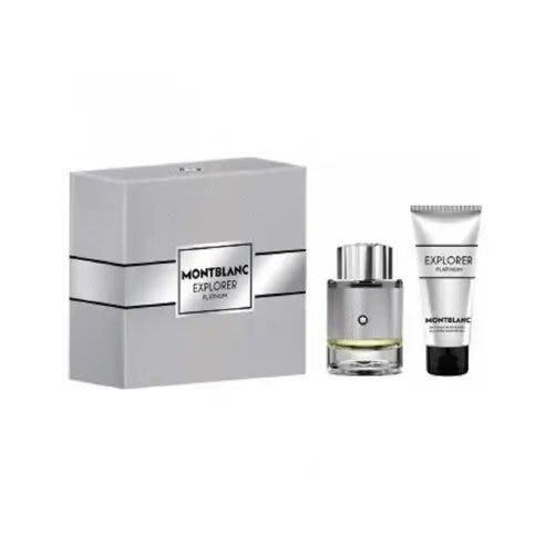 Montblanc Cofanetto Explorer Platinum Uomo Spray 60ml + Shower Gel 100ml-1