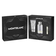 Montblanc Cofanetto Explorer Platinum Uomo Eau de Parfum 100ml + 7,5ml, Shower Gel 100ml-1