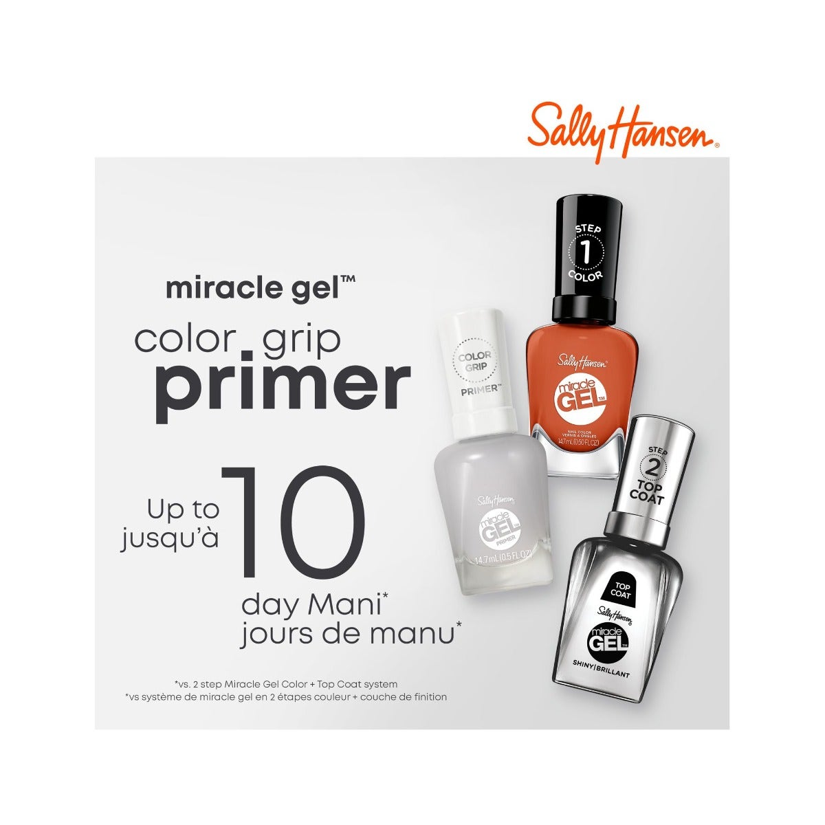 Sally Hansen Primer Unghie Miracle Gel 14,7ml 109 Color Grip-5