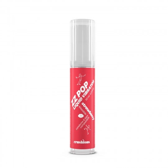Crushious Vibratore Liquido ZZ Pop Fragola 10ml-1