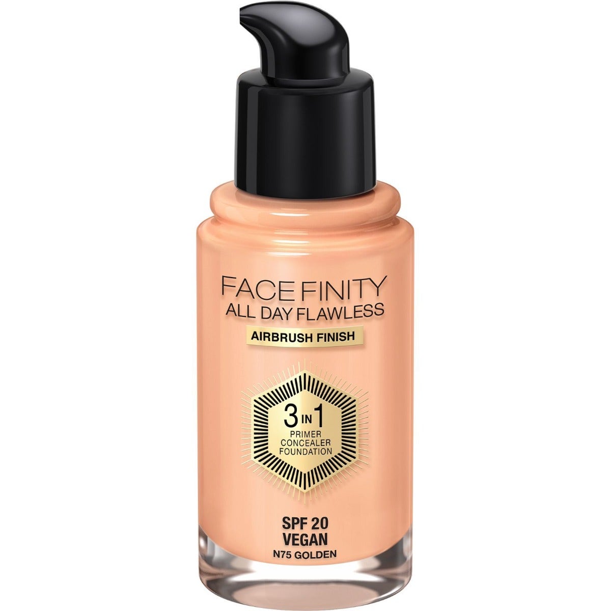 Max Factor Fondotinta Facefinity All Day Flawless 3in1 75 Golden 30ml-2