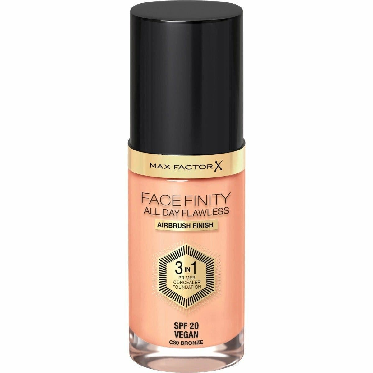 Max Factor Fondotinta Facefinity All Day Flawless 3in1 80 Bronze 30ml-3
