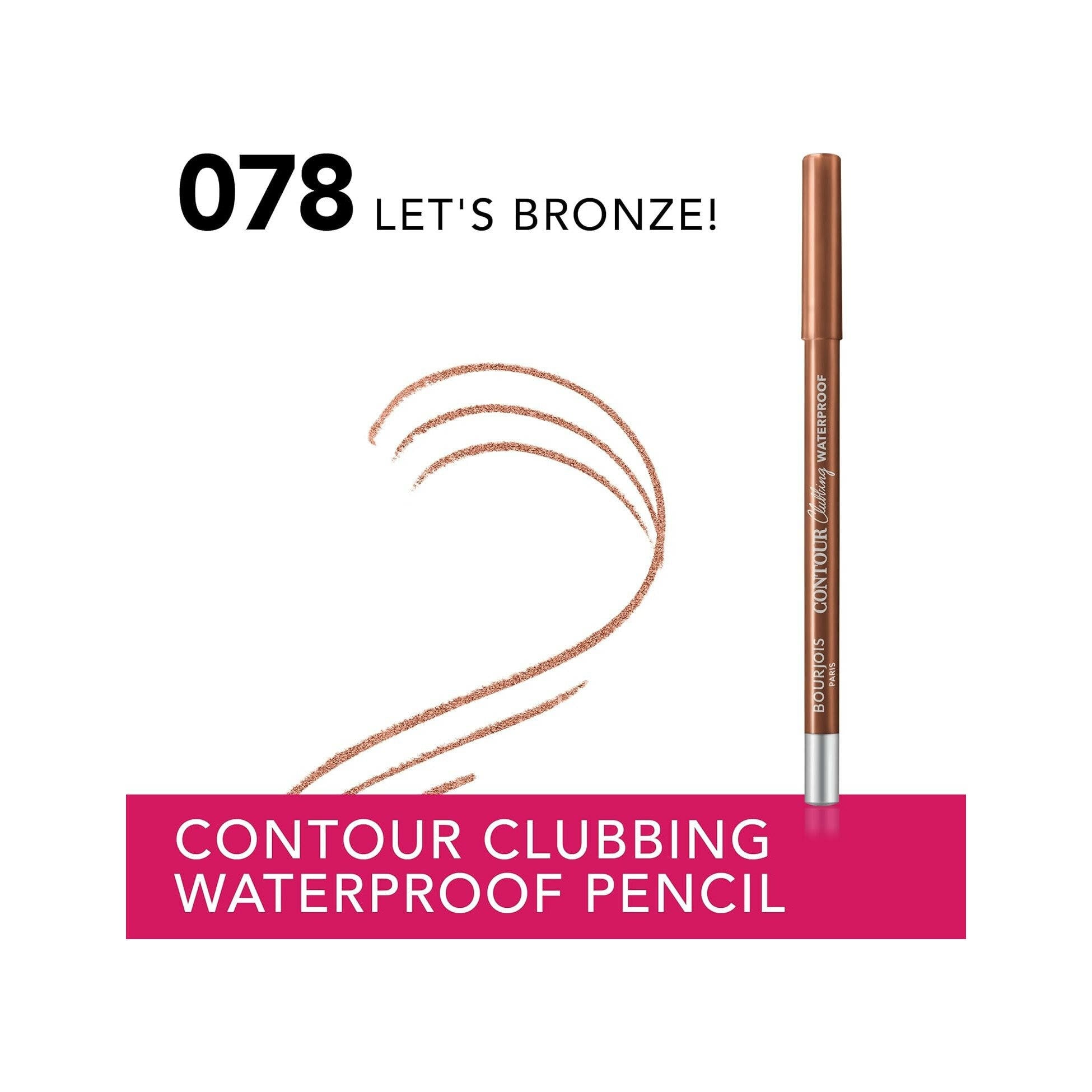 Bourjois Contour Clubbing Waterproof Matita Occhi 1,2g 078 Let's Bronzer-2