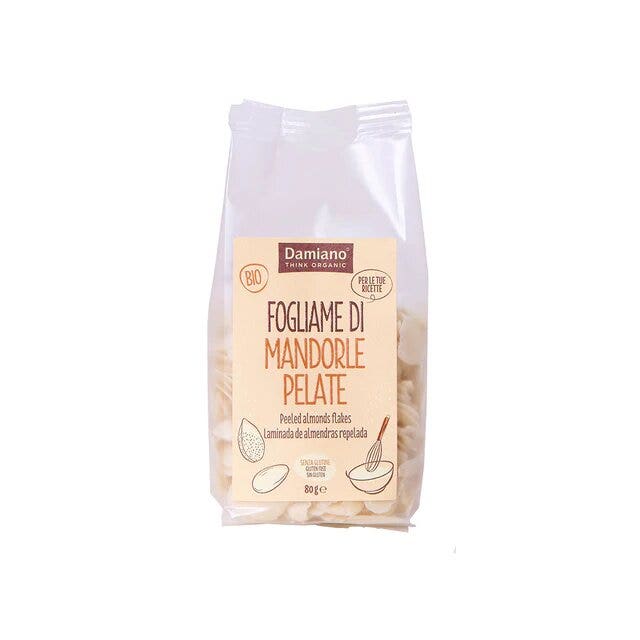 Damiano Fogliame Di Mandorle Pelate 80g-2