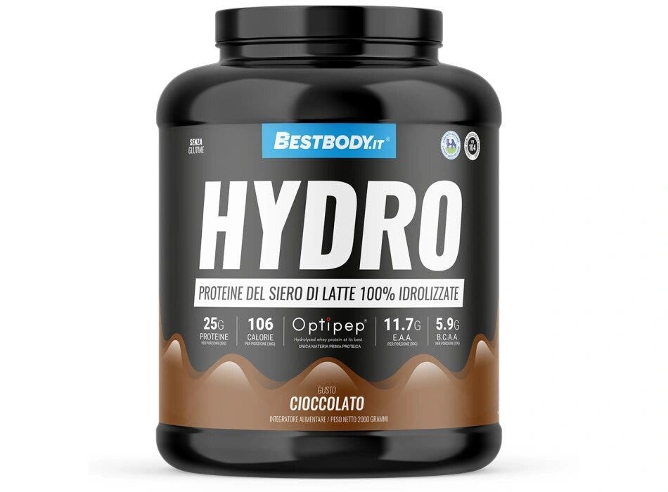 BestBody Hydro PRO Proteine del Latte Idrolizzate Optipep DH4 Gusto Cioccolato 2 Kg-1