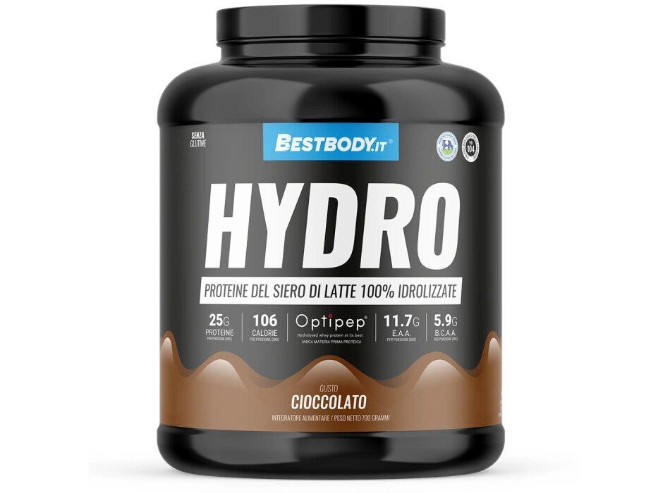 BestBody Hydro PRO Proteine del Latte Idrolizzate Optipep DH4 Gusto Cioccolato 700g-1
