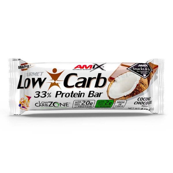 Amix Low Carb Bar Gusto Cocco e Cioccolato 60g-1