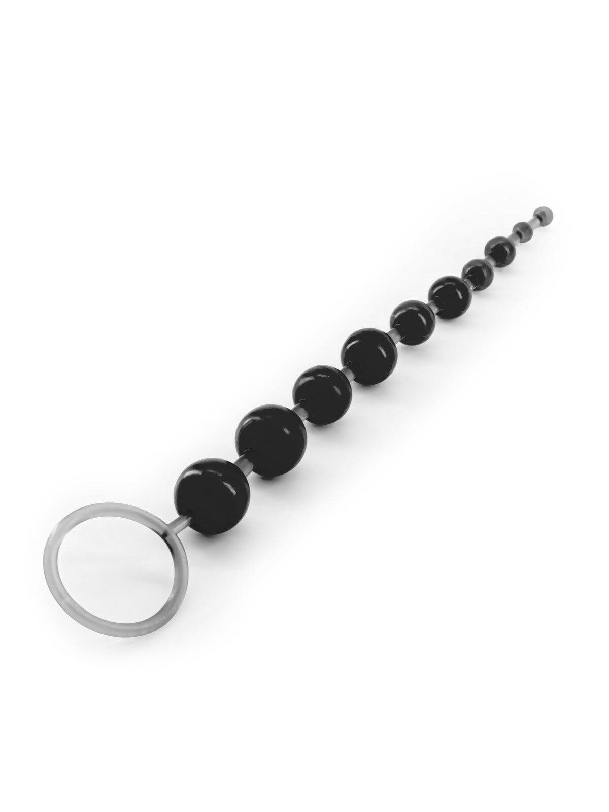 Crushious Catena Anale Nera A 10 Palline-1