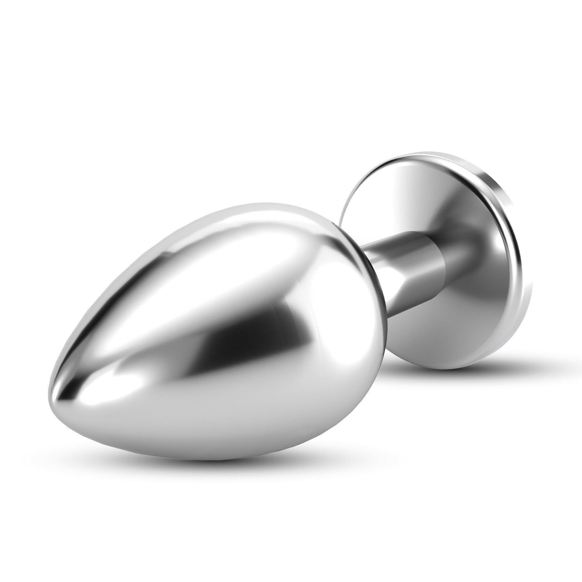 Crushious Plug Anale Bijou Gioiello Blu Grande-2