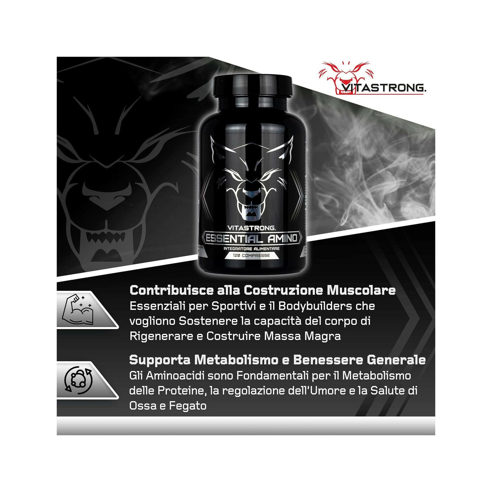 Vitastrong Essential Amino 120 Compresse-2