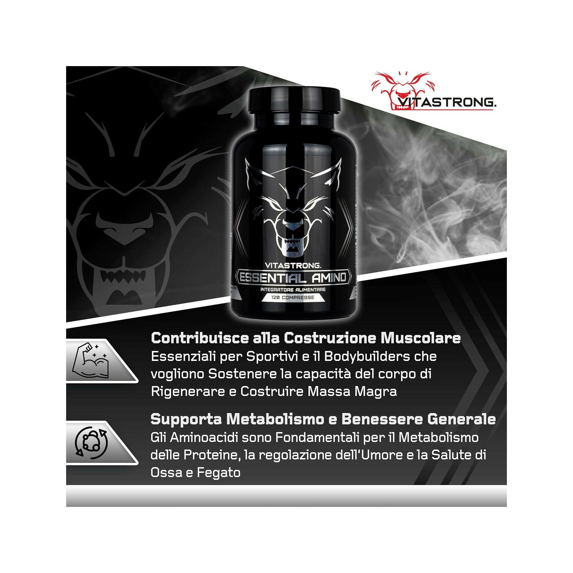 Vitastrong Essential Amino 120 Compresse-2