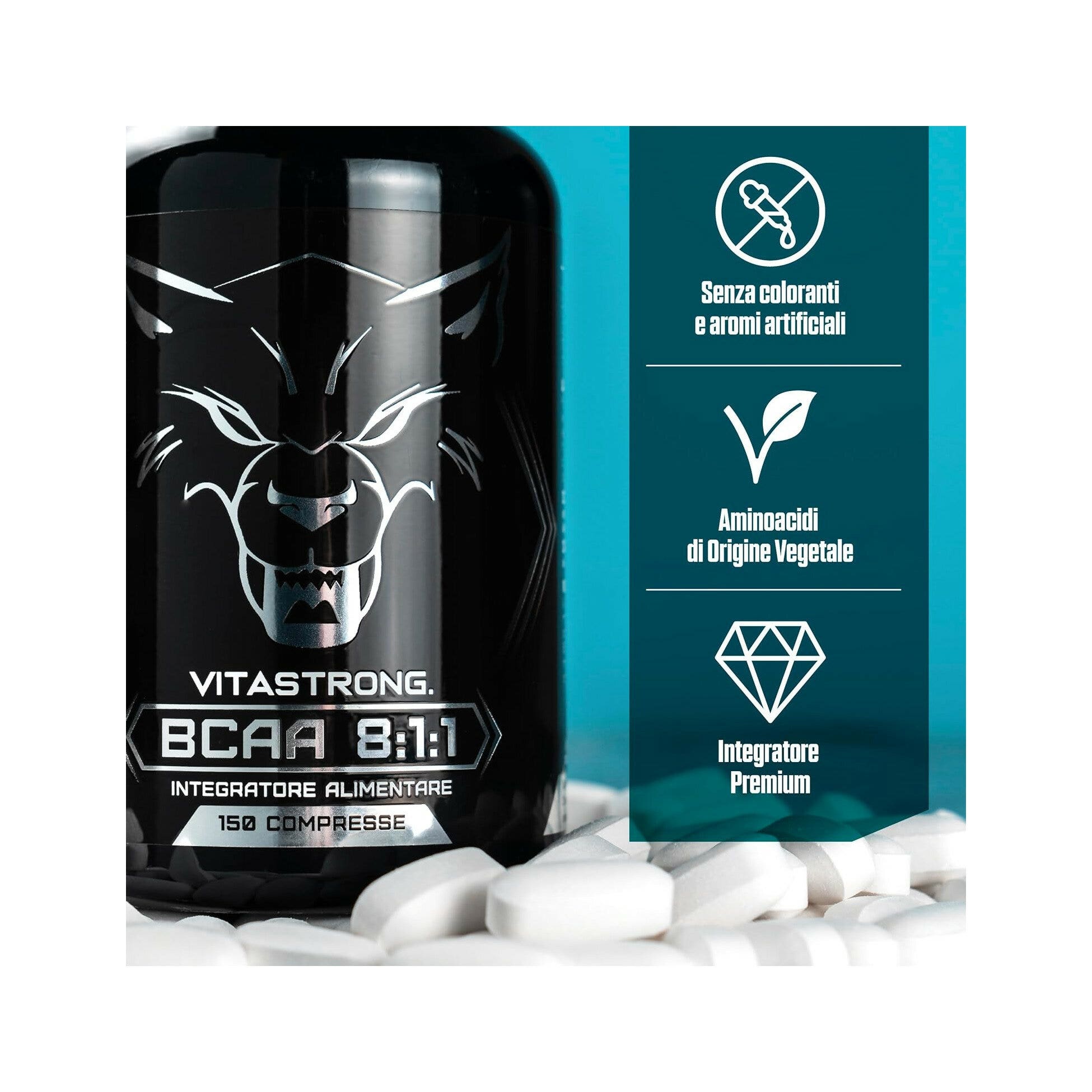 Vitastrong BCAA 8:1:1 150 Compresse-5