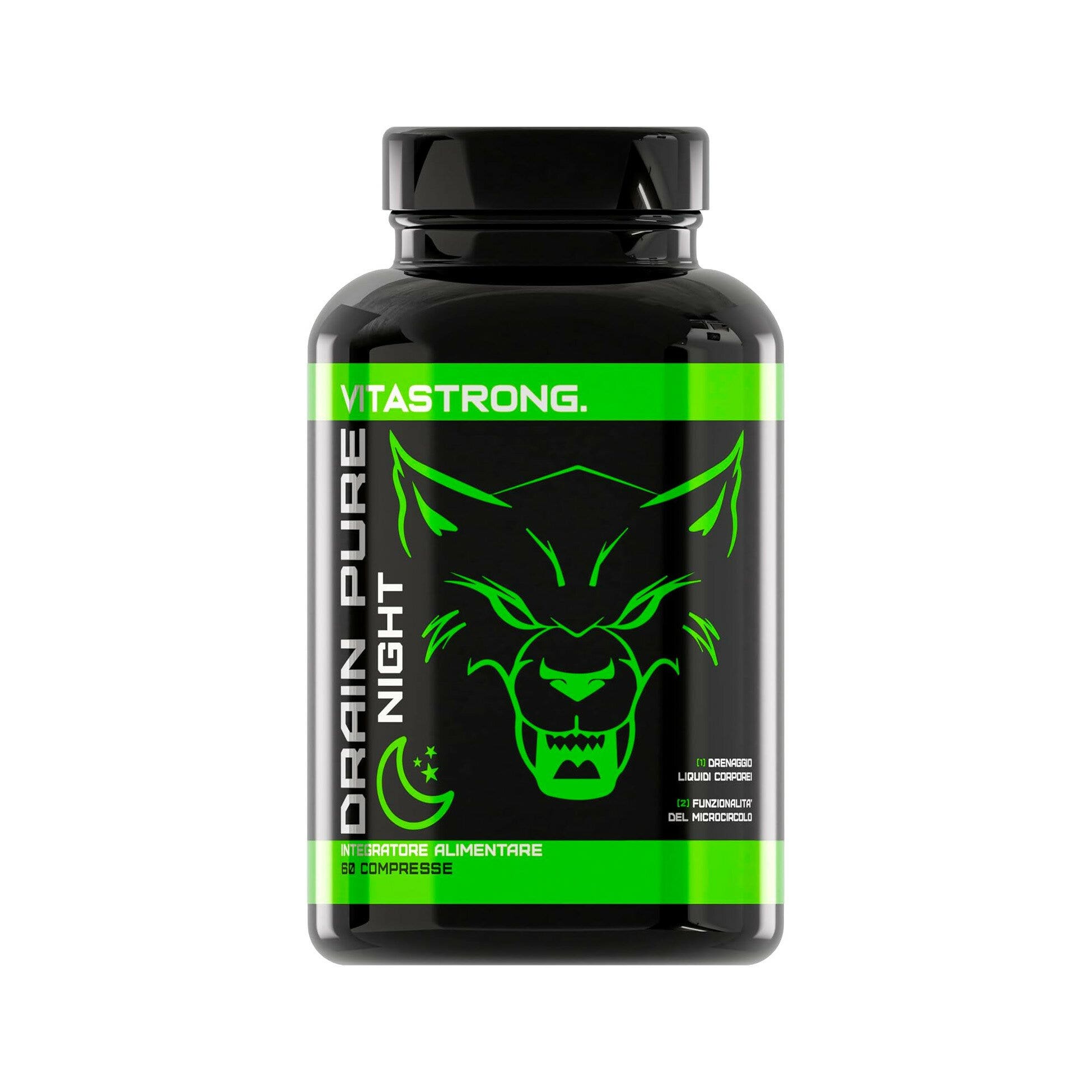 Vitastrong Drain Pure Night 60 Compresse-1
