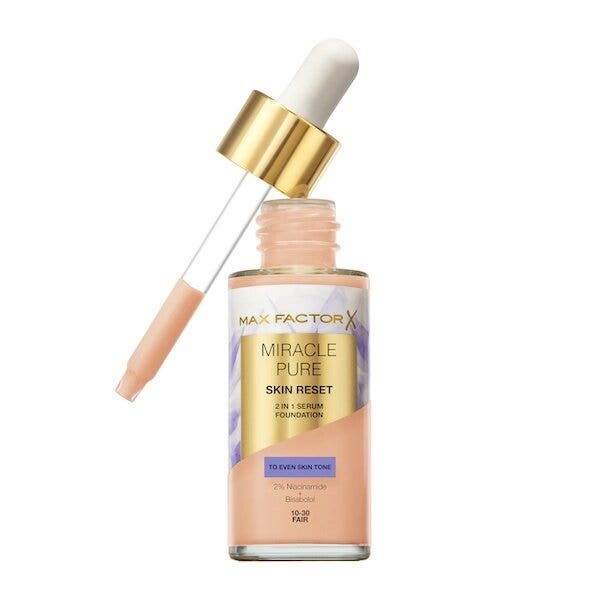 Max Factor Fondotinta Miracle Pure Skin Reset 2 in 1 Siero 30ml - Fair-1