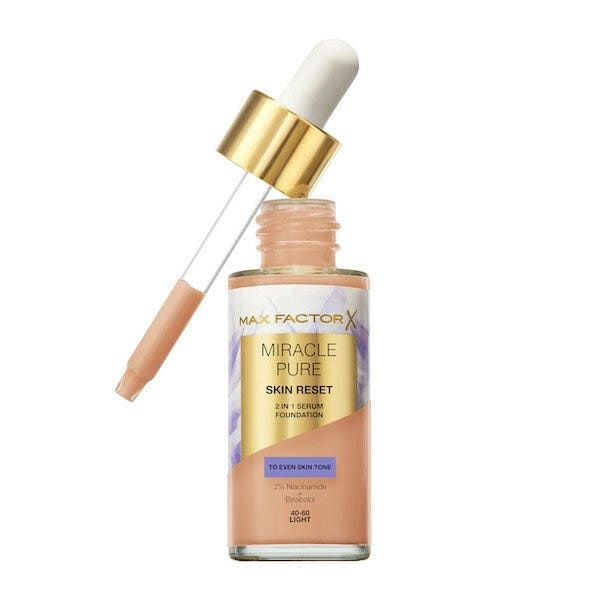 Max Factor Fondotinta Miracle Pure Skin Reset 2 in 1 Siero 30ml - Light-1