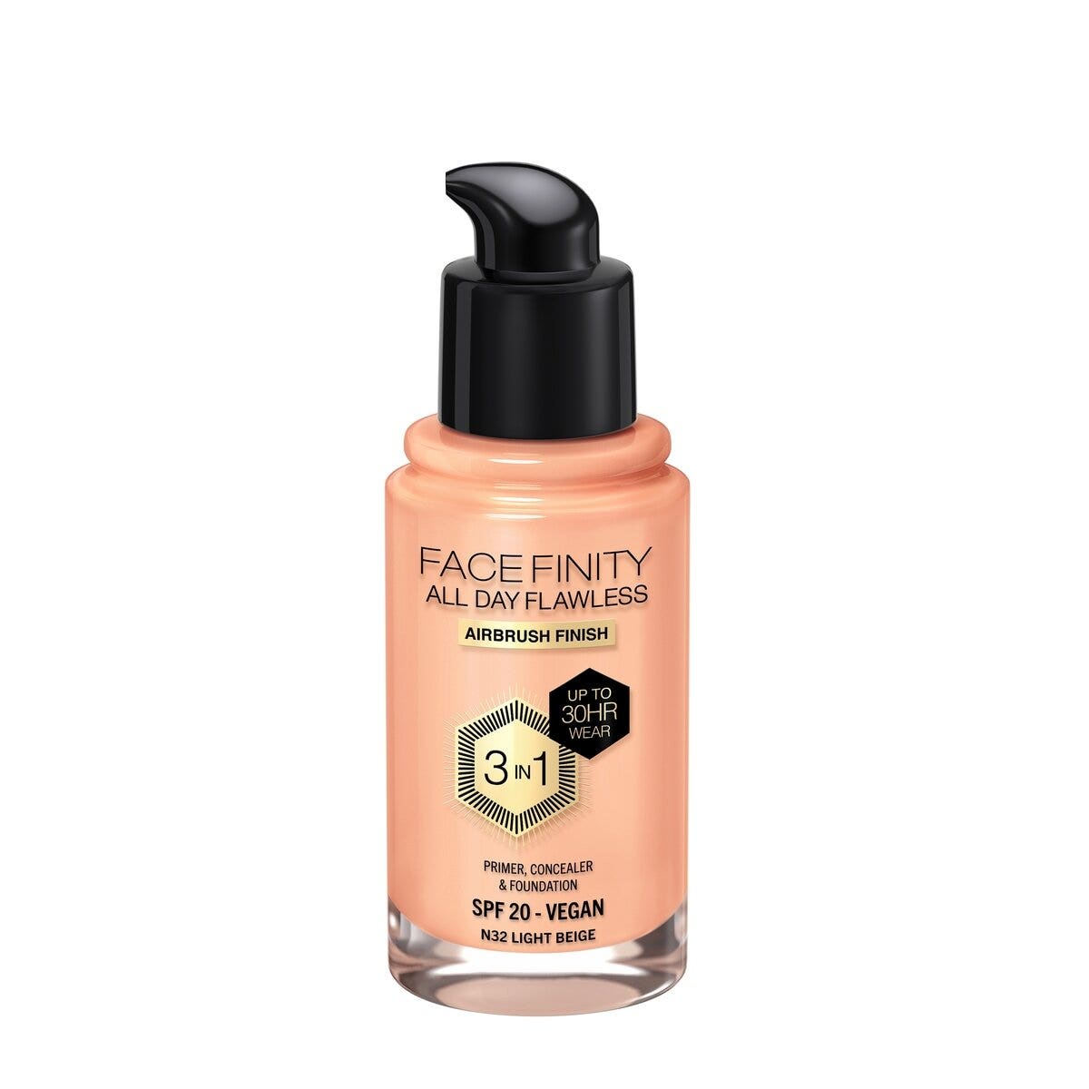 Max Factor Fondotinta Facefinity All Day Flawless 3In1 C30 Porcelain 30ml-2