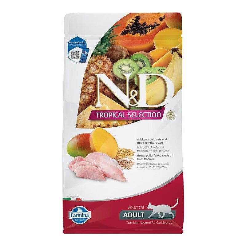 Farmina N&D Cat Tropical Selection Chicken Per Gatti Adulti 300g-1