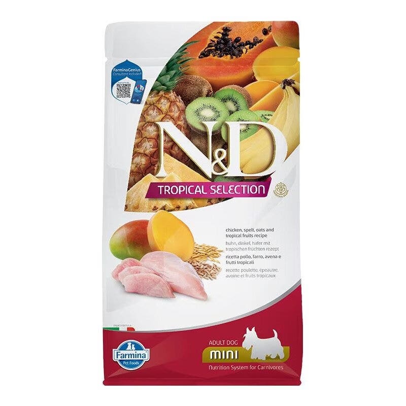 Farmina N&D Dog Mini Tropical Selection Chicken Per Cani Adulti 1.5kg-1