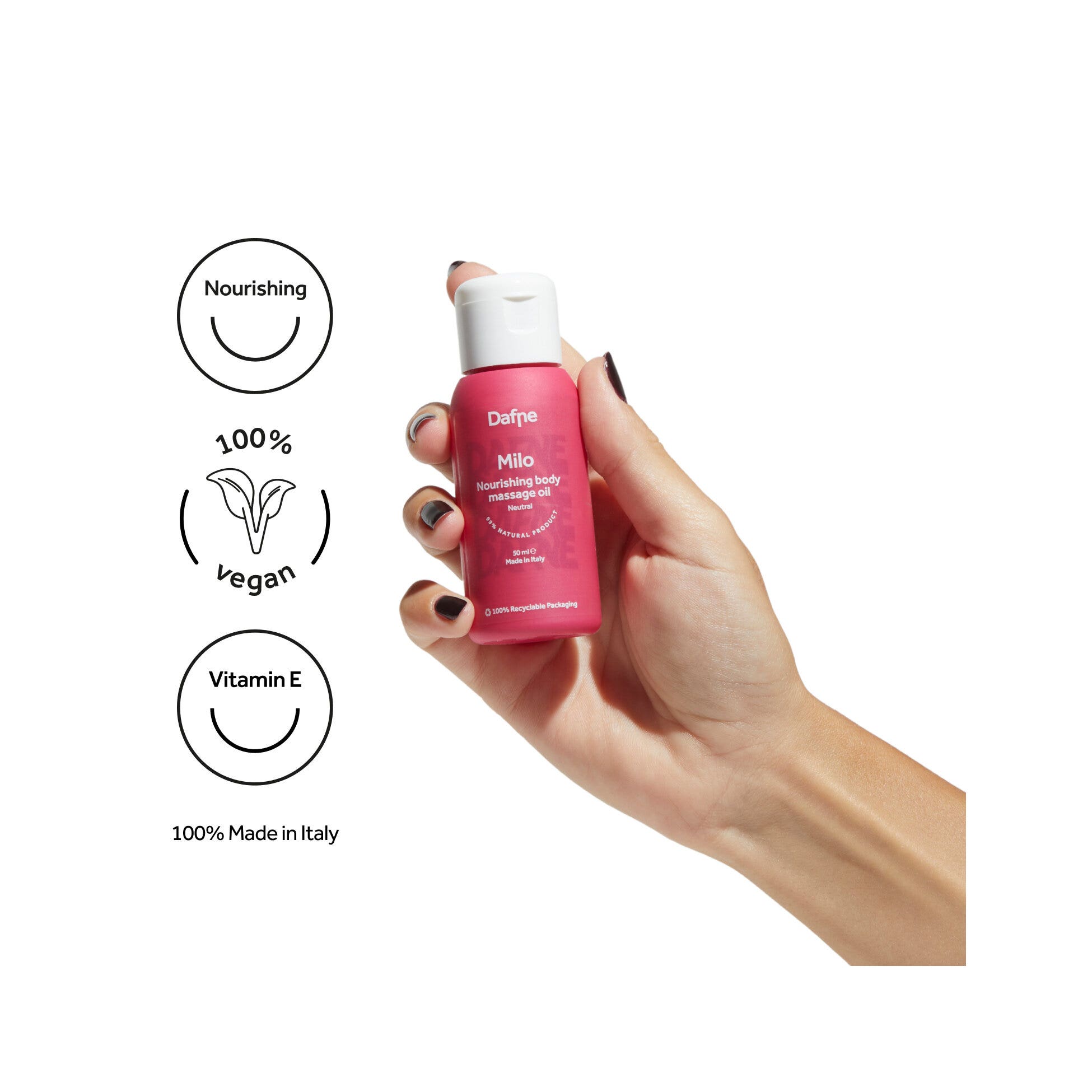 Dafne Olio Naturale Massaggi Corpo Neutro 200ml-2
