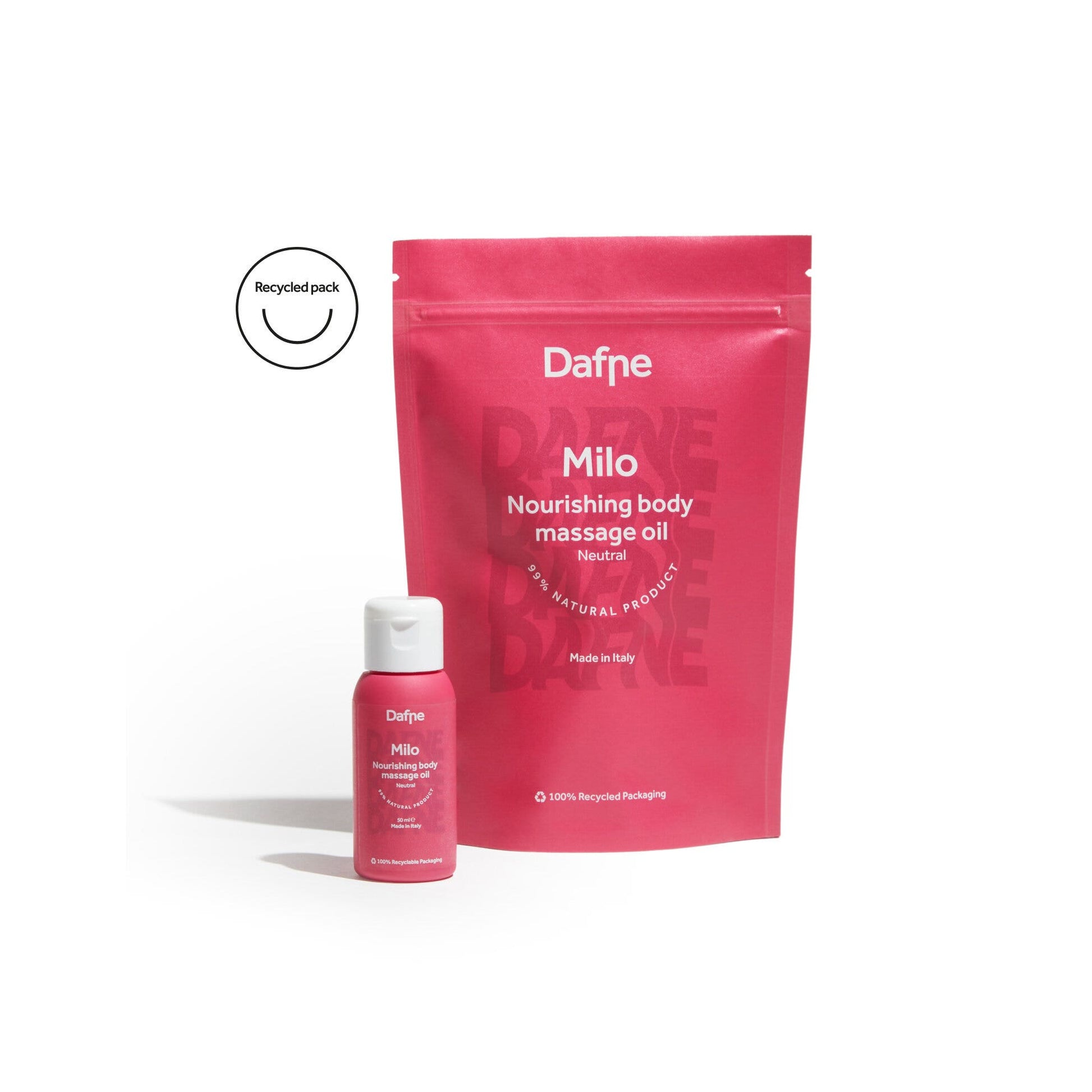Dafne Olio Naturale Massaggi Corpo Neutro 200ml-3