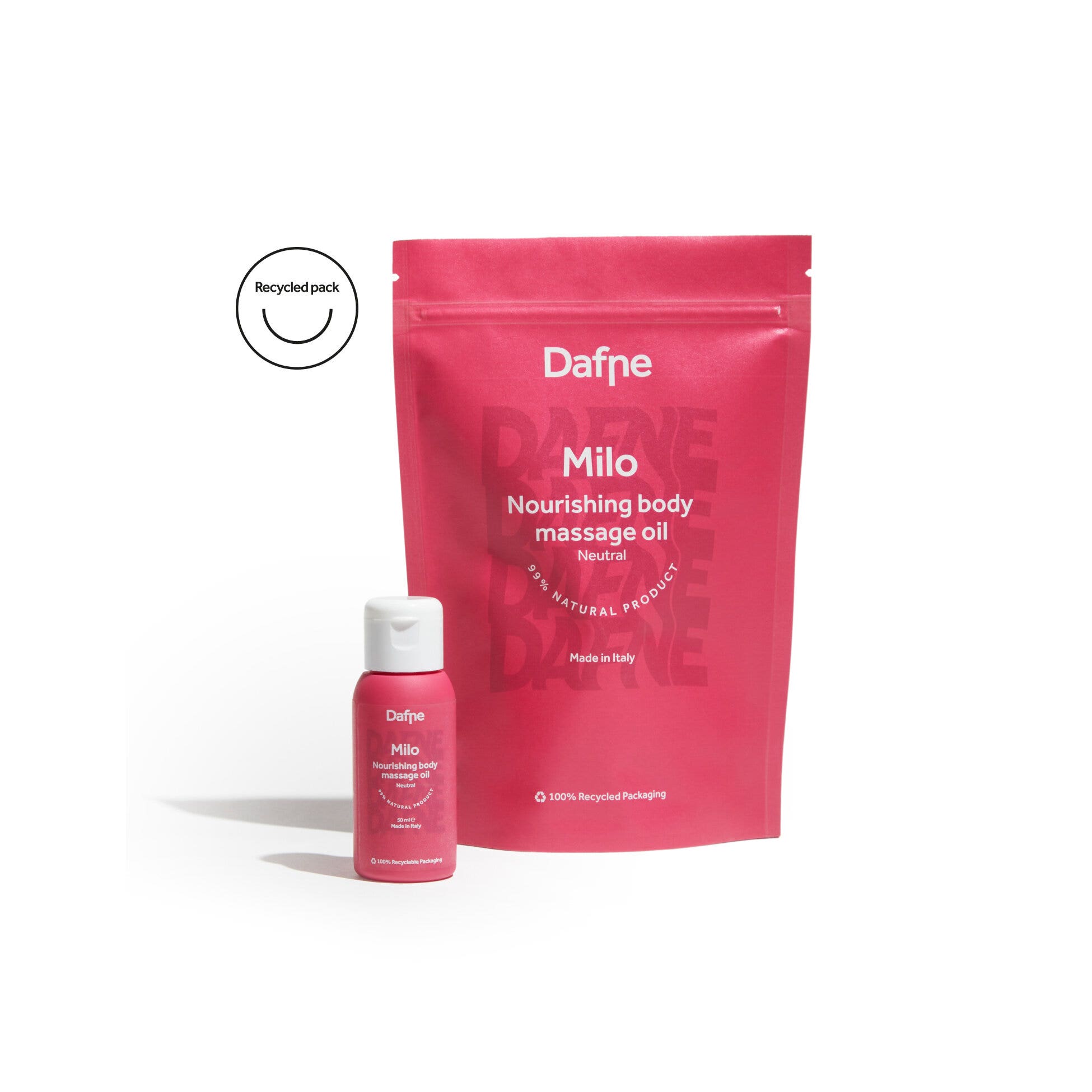 Dafne Olio Naturale Massaggi Corpo Neutro 200ml-3
