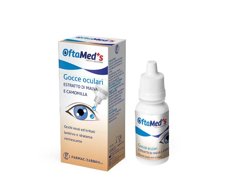 Oftamed's Gocce Oculari Camomilla E Malva 10ml-1