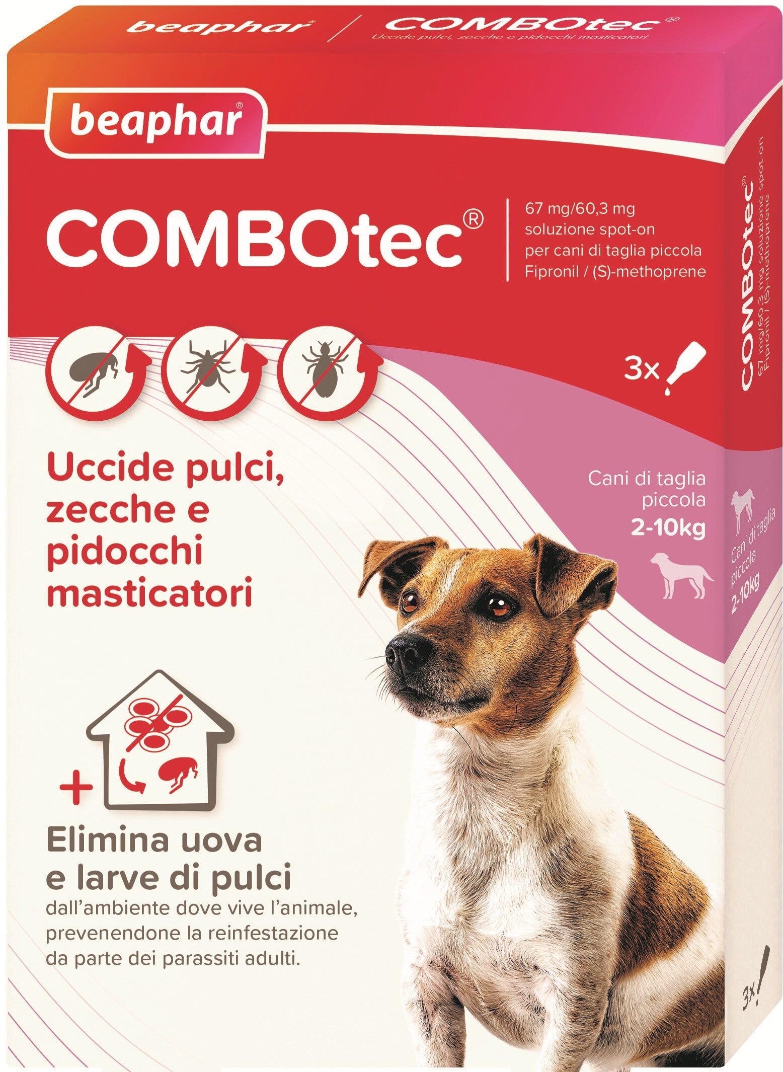 Beaphar Combotec Soluzione Spot-on Per Cani Di Taglia Piccola 3 Pipette-1