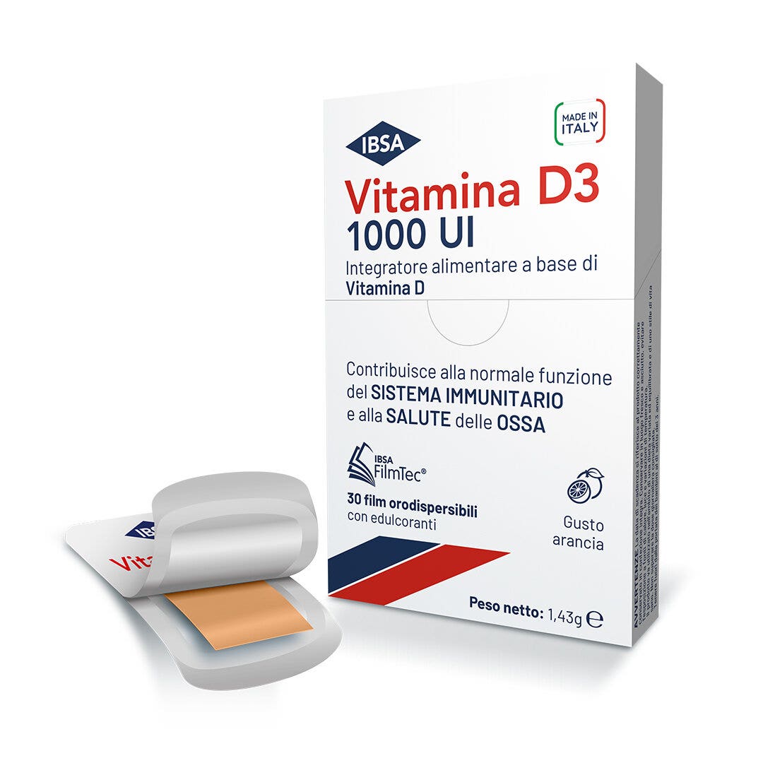 Ibsa Vitamina D3 1000UI 30 Film Orodispersibili-1