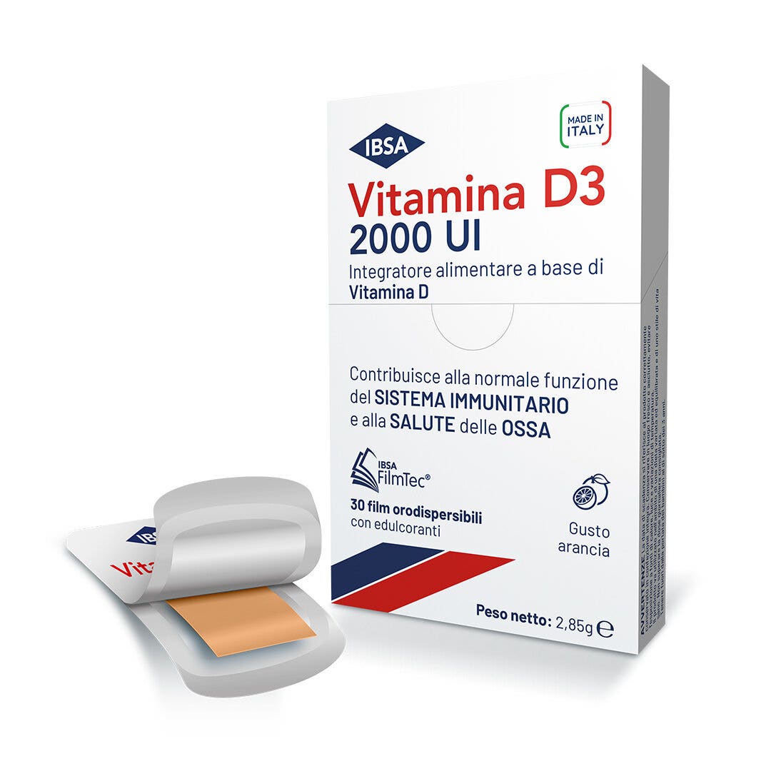 Ibsa Vitamina 3D 2000UI: Film Orodispersibili da 30 pz-1