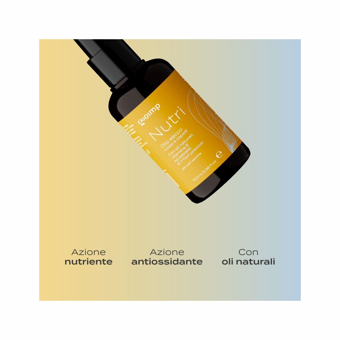 Gooimp Nutri Olio Corpo Capelli 100ml-5
