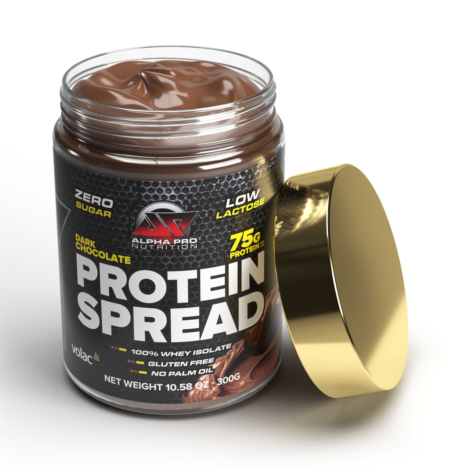 Alpha Pro Nutrition Protein Spread Cioccolato Fondente 300g-2