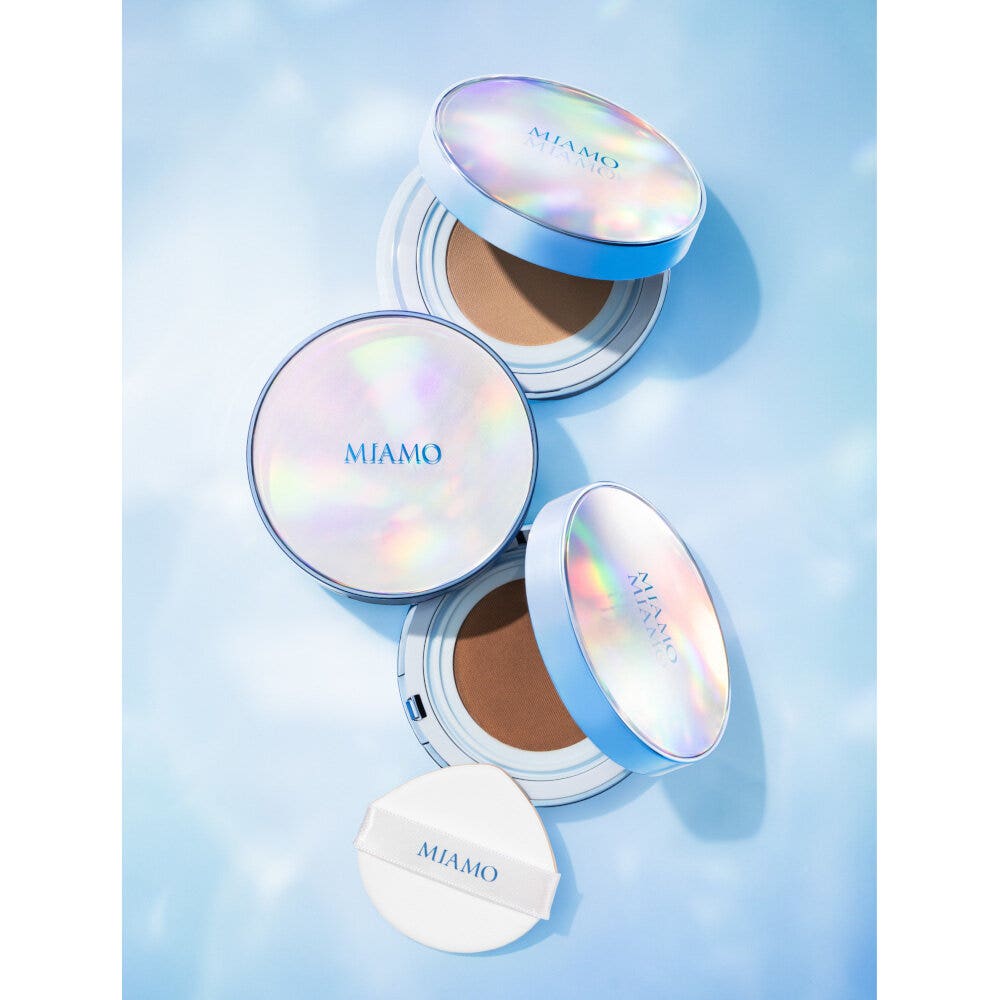 Miamo Second Skin Mesh Fondotinta Cushion Bronze SPF50 Pa+++-5