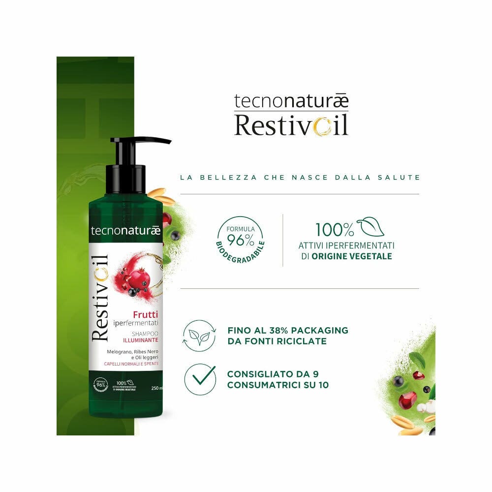 Restivoil Tecnonaturae Frutti iperfermentati Shampoo Illuminante 250ml-8
