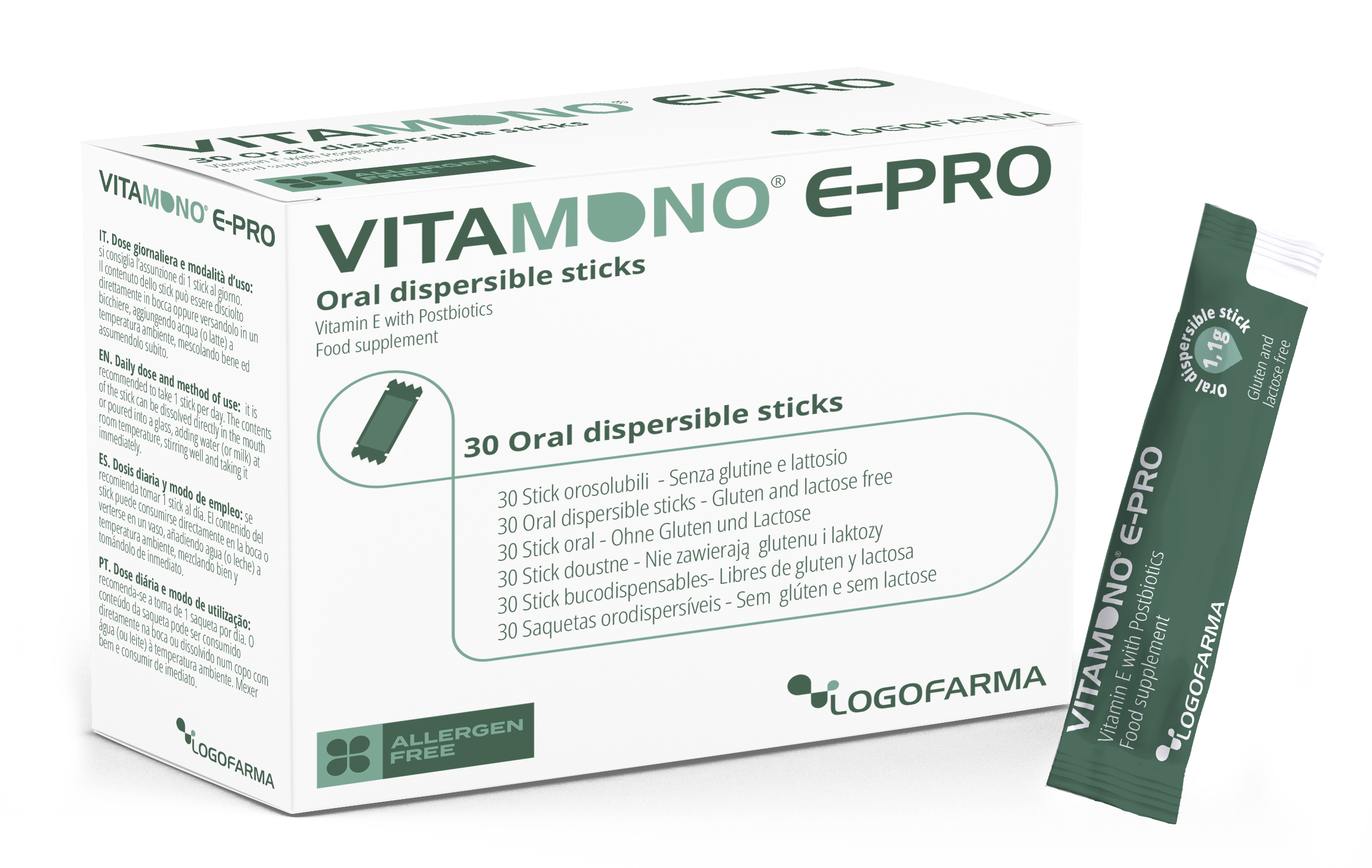 Vitamono E Pro 30 Stick Orodispersibili