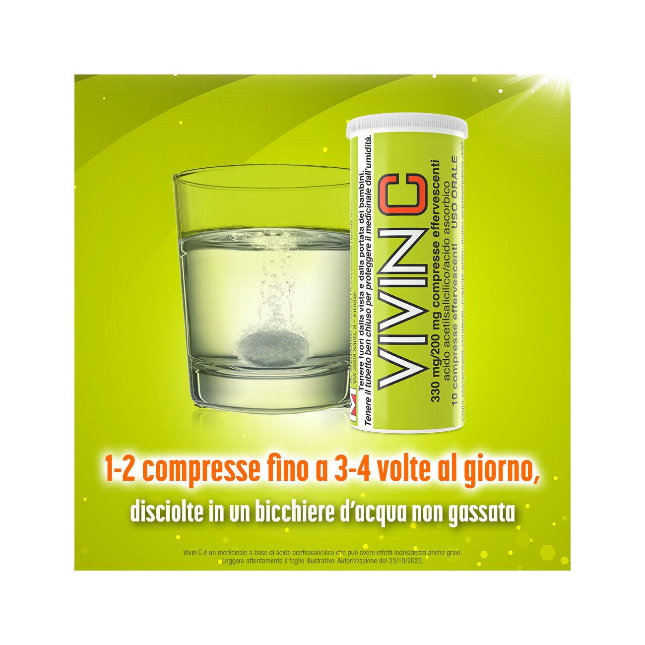 Vivin C 20 compresse effervescenti 330 mg + 200 mg-15