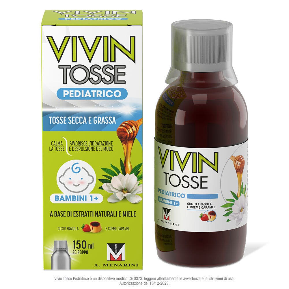 Vivin Tosse Pediatrico Sciroppo Tosse Secca E Grassa Sciroppo 150ml-1