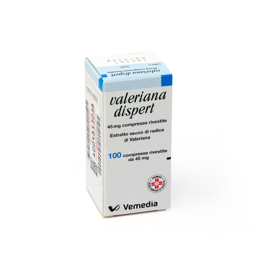 Valeriana Dispert 100 Compresse Rivestite 45mg-1