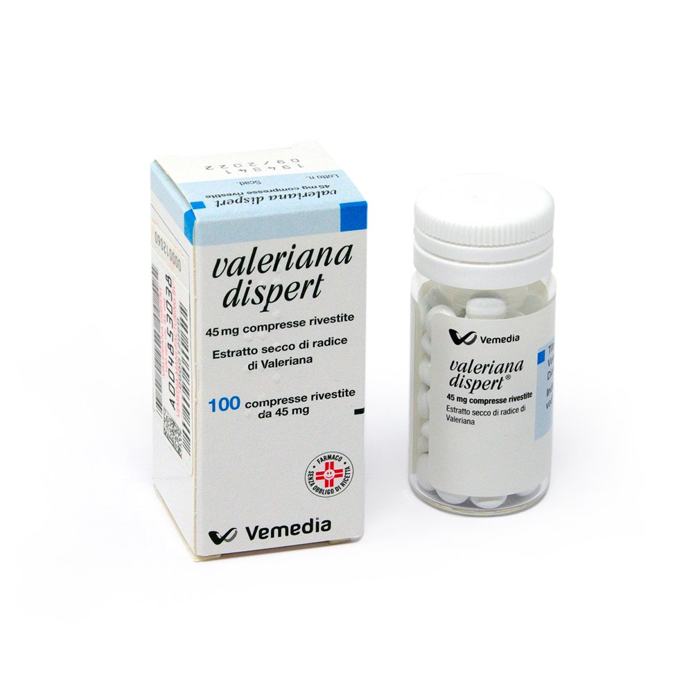 Valeriana Dispert 100 Compresse Rivestite 45mg-2